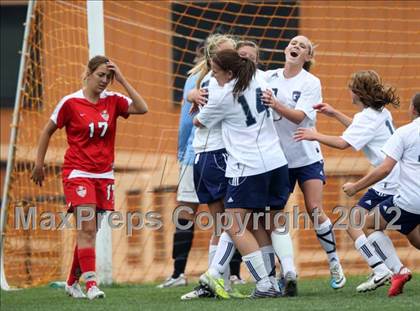 Thumbnail 2 in Columbine vs. Denver East (CHSAA Girls State Soccer Tournament) photogallery.