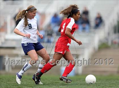 Thumbnail 3 in Columbine vs. Denver East (CHSAA Girls State Soccer Tournament) photogallery.