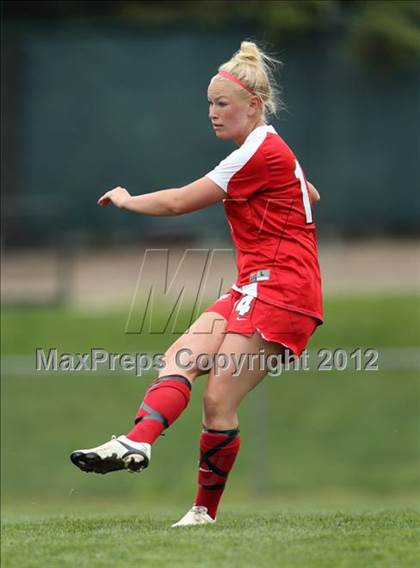 Thumbnail 1 in Columbine vs. Denver East (CHSAA Girls State Soccer Tournament) photogallery.