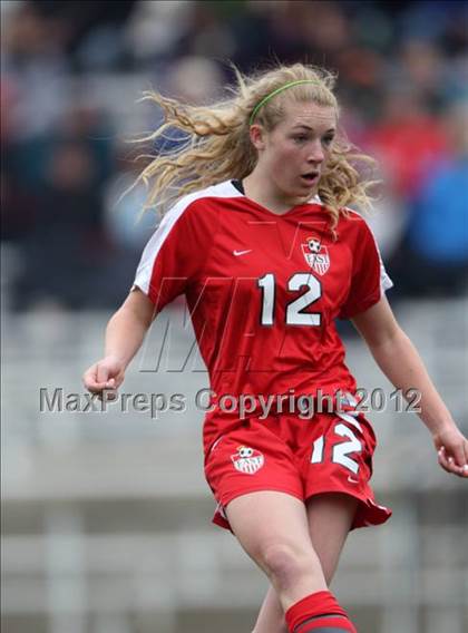 Thumbnail 2 in Columbine vs. Denver East (CHSAA Girls State Soccer Tournament) photogallery.
