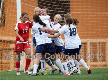 Thumbnail 1 in Columbine vs. Denver East (CHSAA Girls State Soccer Tournament) photogallery.