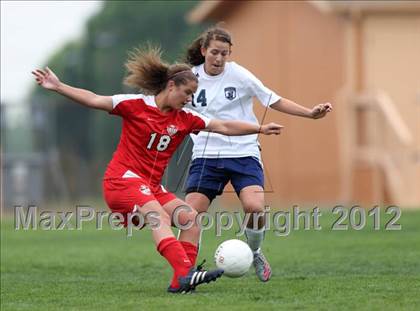 Thumbnail 3 in Columbine vs. Denver East (CHSAA Girls State Soccer Tournament) photogallery.