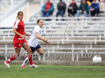 Thumbnail 2 in Columbine vs. Denver East (CHSAA Girls State Soccer Tournament) photogallery.