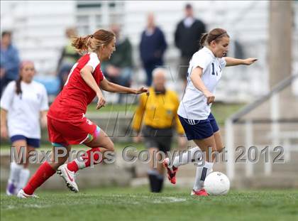 Thumbnail 1 in Columbine vs. Denver East (CHSAA Girls State Soccer Tournament) photogallery.