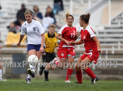 Thumbnail 1 in Columbine vs. Denver East (CHSAA Girls State Soccer Tournament) photogallery.