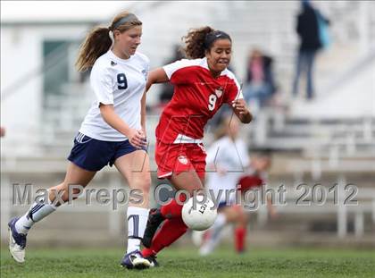 Thumbnail 1 in Columbine vs. Denver East (CHSAA Girls State Soccer Tournament) photogallery.