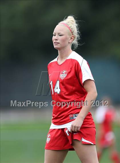 Thumbnail 2 in Columbine vs. Denver East (CHSAA Girls State Soccer Tournament) photogallery.