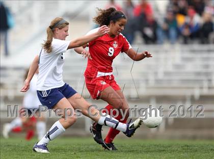 Thumbnail 2 in Columbine vs. Denver East (CHSAA Girls State Soccer Tournament) photogallery.