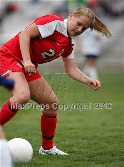 Thumbnail 2 in Columbine vs. Denver East (CHSAA Girls State Soccer Tournament) photogallery.