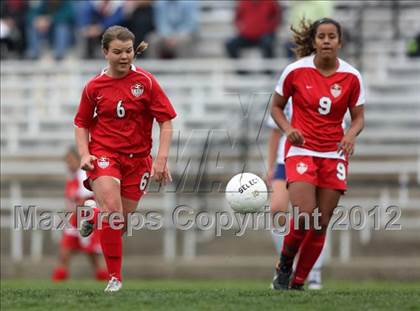 Thumbnail 3 in Columbine vs. Denver East (CHSAA Girls State Soccer Tournament) photogallery.
