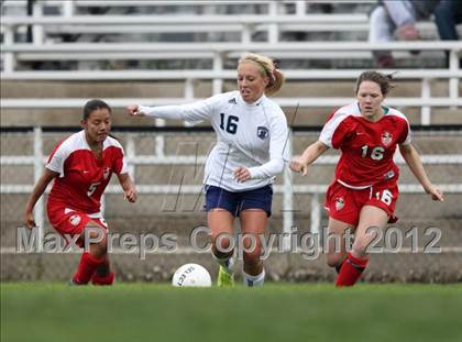 Thumbnail 2 in Columbine vs. Denver East (CHSAA Girls State Soccer Tournament) photogallery.
