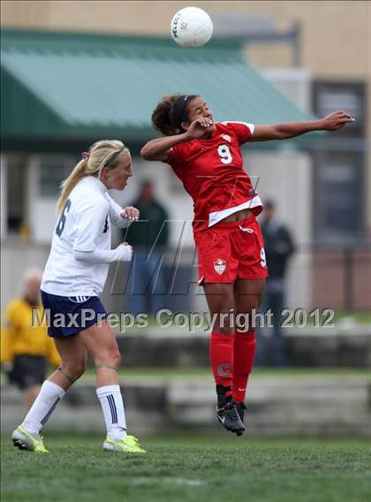 Thumbnail 3 in Columbine vs. Denver East (CHSAA Girls State Soccer Tournament) photogallery.