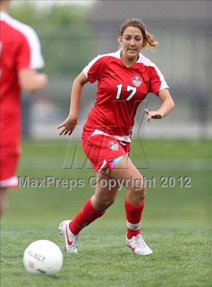 Thumbnail 1 in Columbine vs. Denver East (CHSAA Girls State Soccer Tournament) photogallery.