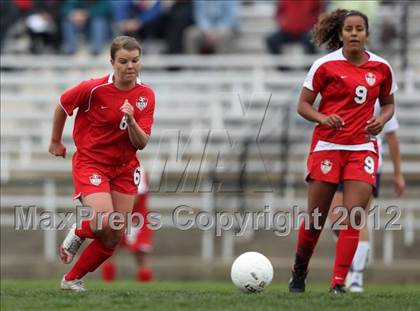 Thumbnail 2 in Columbine vs. Denver East (CHSAA Girls State Soccer Tournament) photogallery.