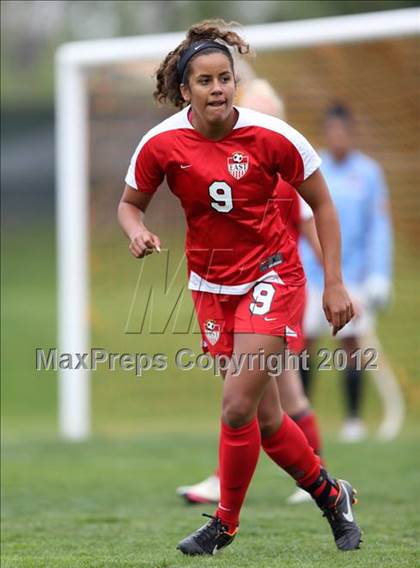 Thumbnail 1 in Columbine vs. Denver East (CHSAA Girls State Soccer Tournament) photogallery.