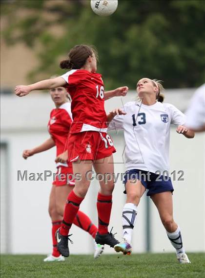Thumbnail 3 in Columbine vs. Denver East (CHSAA Girls State Soccer Tournament) photogallery.