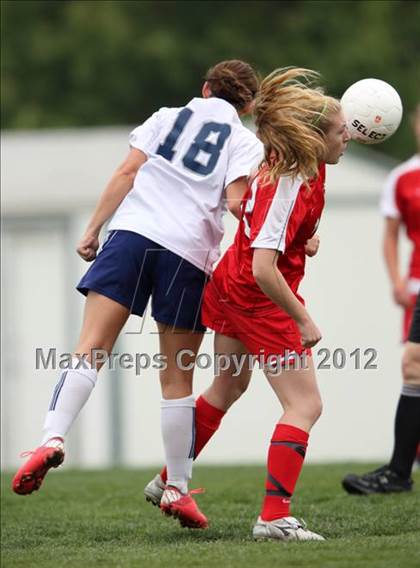 Thumbnail 1 in Columbine vs. Denver East (CHSAA Girls State Soccer Tournament) photogallery.