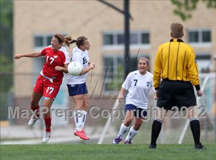 Thumbnail 2 in Columbine vs. Denver East (CHSAA Girls State Soccer Tournament) photogallery.