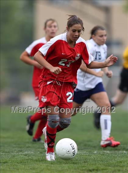 Thumbnail 3 in Columbine vs. Denver East (CHSAA Girls State Soccer Tournament) photogallery.
