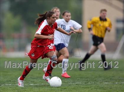 Thumbnail 1 in Columbine vs. Denver East (CHSAA Girls State Soccer Tournament) photogallery.