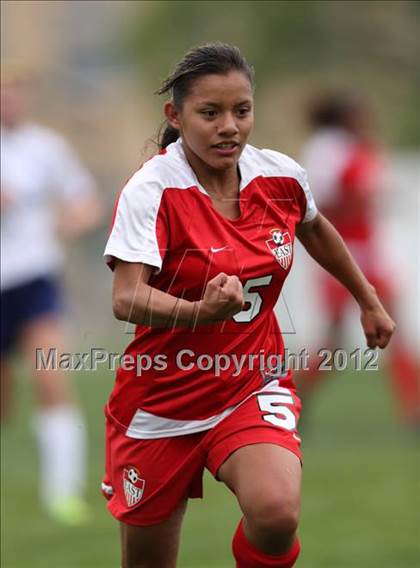 Thumbnail 1 in Columbine vs. Denver East (CHSAA Girls State Soccer Tournament) photogallery.