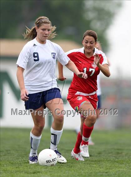 Thumbnail 2 in Columbine vs. Denver East (CHSAA Girls State Soccer Tournament) photogallery.
