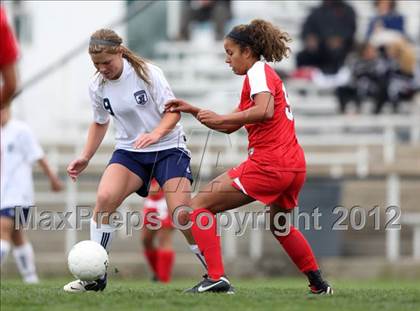 Thumbnail 3 in Columbine vs. Denver East (CHSAA Girls State Soccer Tournament) photogallery.