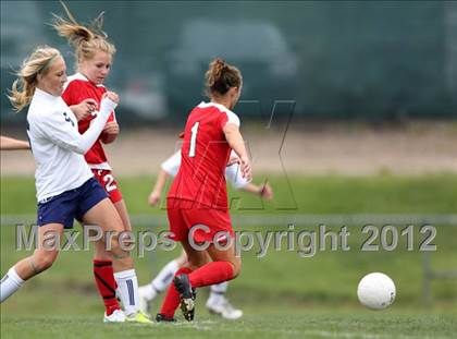 Thumbnail 2 in Columbine vs. Denver East (CHSAA Girls State Soccer Tournament) photogallery.