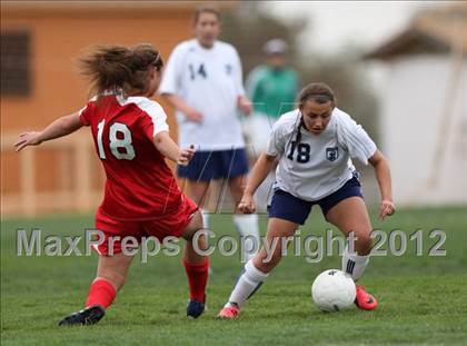 Thumbnail 1 in Columbine vs. Denver East (CHSAA Girls State Soccer Tournament) photogallery.