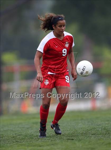 Thumbnail 3 in Columbine vs. Denver East (CHSAA Girls State Soccer Tournament) photogallery.