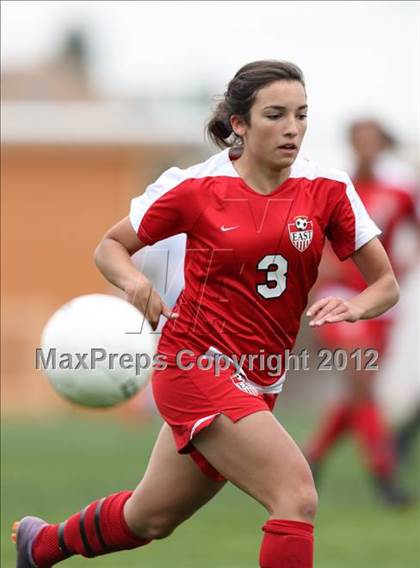 Thumbnail 2 in Columbine vs. Denver East (CHSAA Girls State Soccer Tournament) photogallery.
