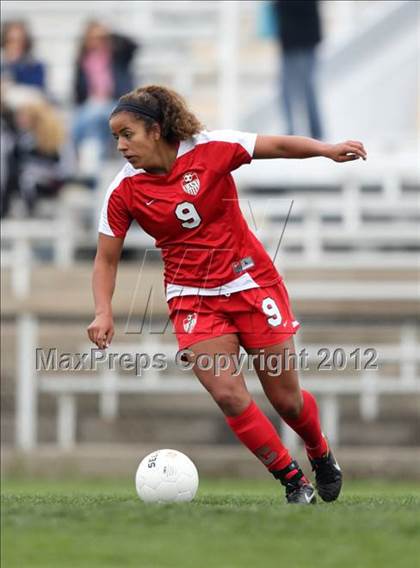 Thumbnail 1 in Columbine vs. Denver East (CHSAA Girls State Soccer Tournament) photogallery.