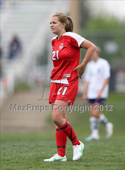 Thumbnail 1 in Columbine vs. Denver East (CHSAA Girls State Soccer Tournament) photogallery.