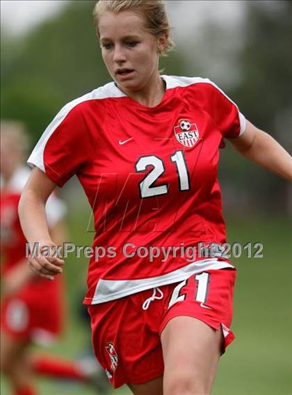 Thumbnail 3 in Columbine vs. Denver East (CHSAA Girls State Soccer Tournament) photogallery.