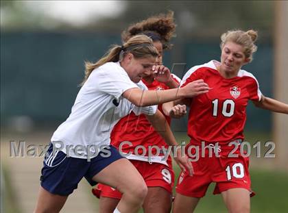 Thumbnail 3 in Columbine vs. Denver East (CHSAA Girls State Soccer Tournament) photogallery.