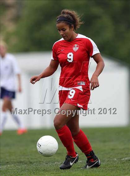 Thumbnail 3 in Columbine vs. Denver East (CHSAA Girls State Soccer Tournament) photogallery.