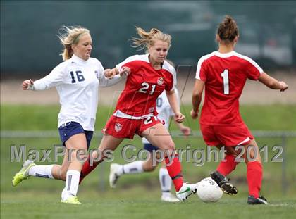 Thumbnail 3 in Columbine vs. Denver East (CHSAA Girls State Soccer Tournament) photogallery.