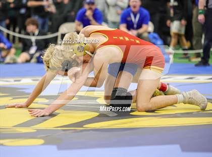 Thumbnail 3 in NIAA 3A State Wrestling Consolation Semi-Finals photogallery.