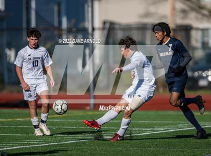Thumbnail 3 in St. John's Prep vs. Needham (MIAA Division 1 State Final) photogallery.
