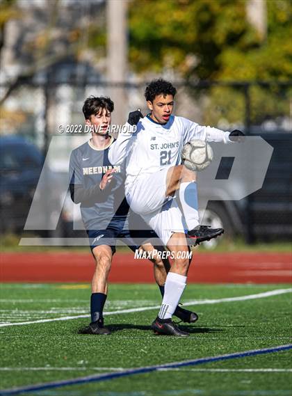 Thumbnail 2 in St. John's Prep vs. Needham (MIAA Division 1 State Final) photogallery.