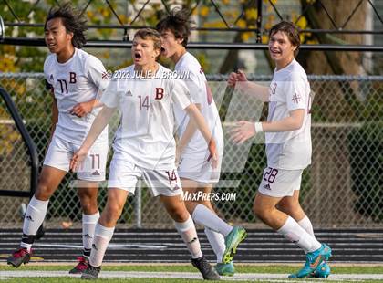 Thumbnail 2 in Brebeuf Jesuit Preparatory vs Speedway (IHSAA 2A Regional Final) photogallery.