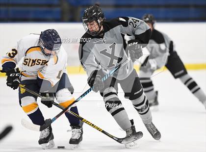 Thumbnail 2 in Xavier vs. Simsbury (Carrano Cup Semifinal) photogallery.