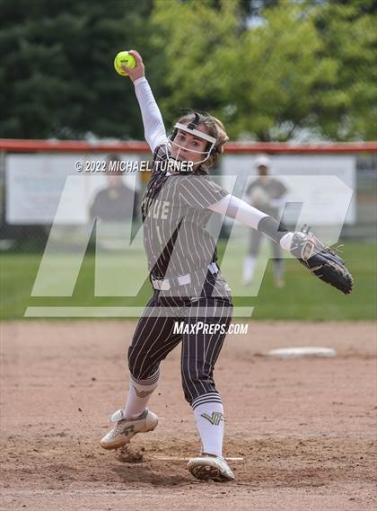 Thumbnail 2 in Blackfoot vs Vallivue (IHSAA 4A State Tournament) photogallery.