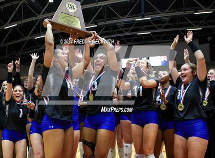 Thumbnail 2 in Byron Nelson vs. Stratford (UIL 6A Volleyball Division II Final) photogallery.