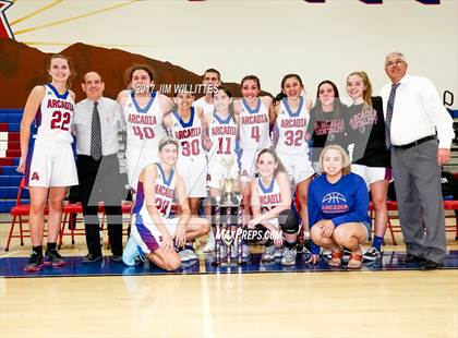 Thumbnail 2 in Arcadia vs. Pinnacle (Lady Titan Winter Hoops Classic Finals) photogallery.