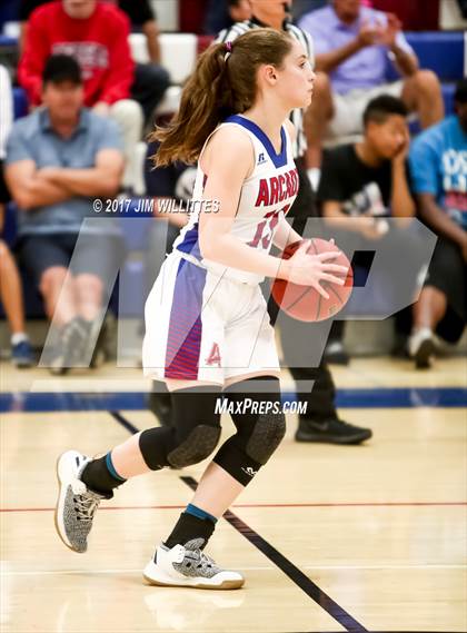 Thumbnail 3 in Arcadia vs. Pinnacle (Lady Titan Winter Hoops Classic Finals) photogallery.