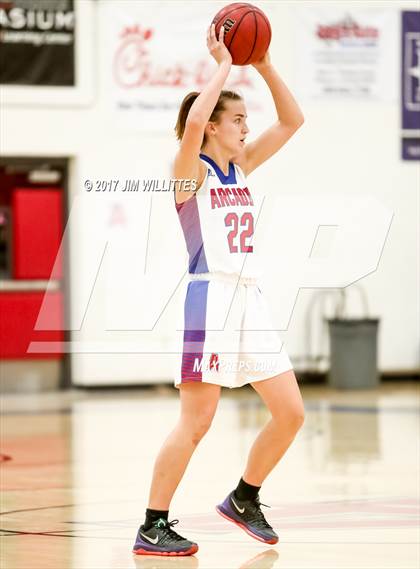 Thumbnail 1 in Arcadia vs. Pinnacle (Lady Titan Winter Hoops Classic Finals) photogallery.