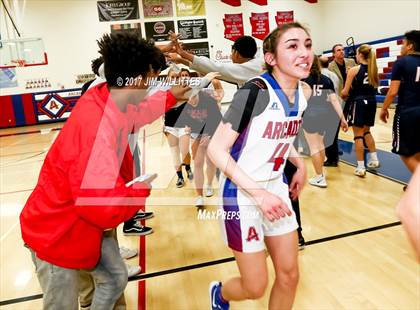 Thumbnail 3 in Arcadia vs. Pinnacle (Lady Titan Winter Hoops Classic Finals) photogallery.