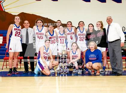 Thumbnail 3 in Arcadia vs. Pinnacle (Lady Titan Winter Hoops Classic Finals) photogallery.