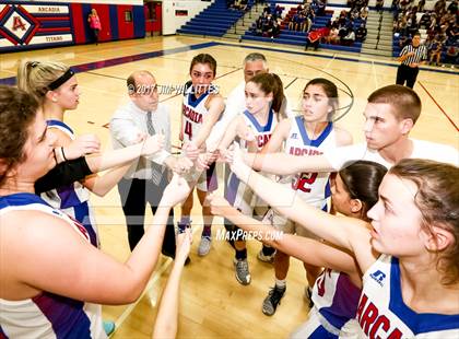 Thumbnail 2 in Arcadia vs. Pinnacle (Lady Titan Winter Hoops Classic Finals) photogallery.